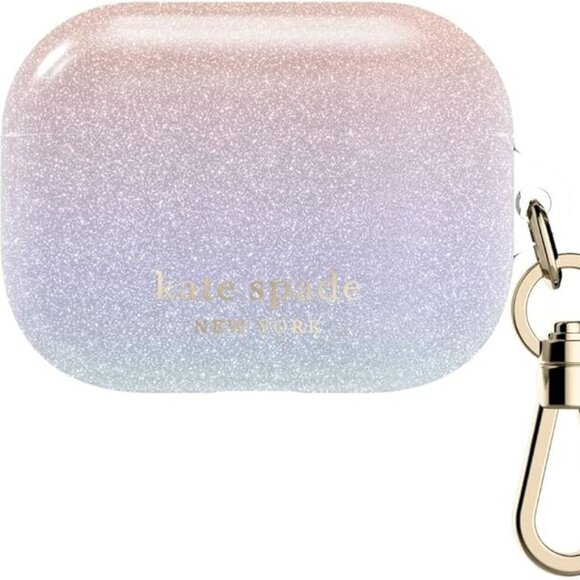 Kate Spade New York - Kate Spade AirPods Pro Case - Ombre Glitter Pink - Picture 1 of 3